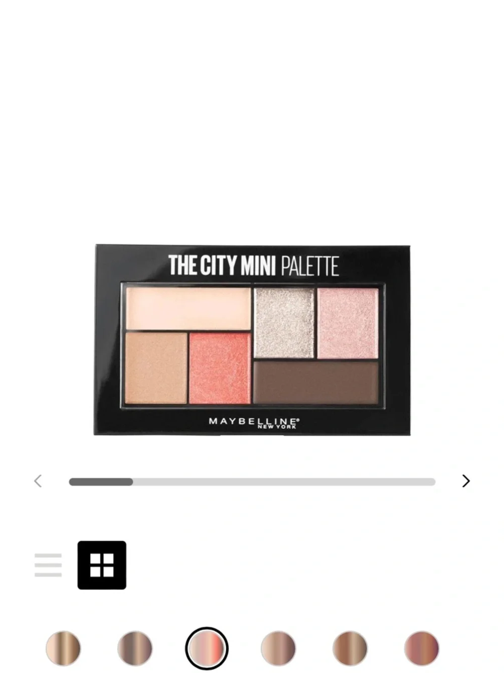 Maybelline The City Mini Palette - Pink, Bronze, Peach, Brown